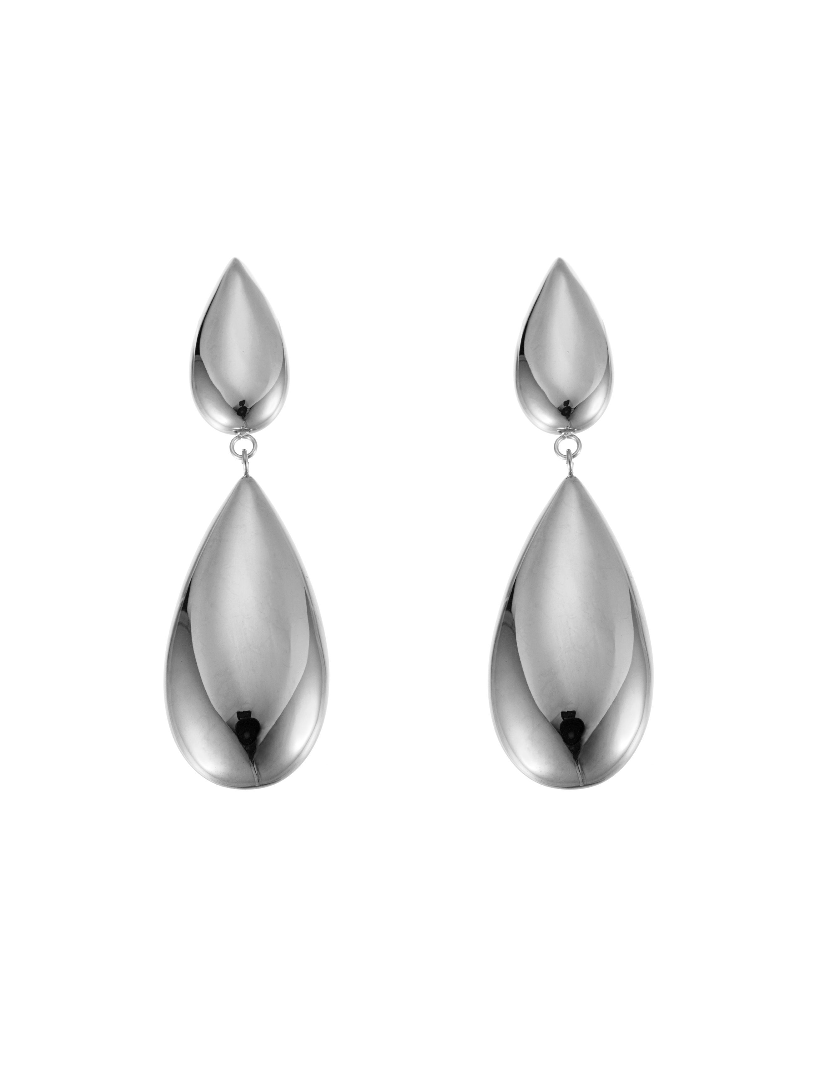 Cannes large earring steel - 3