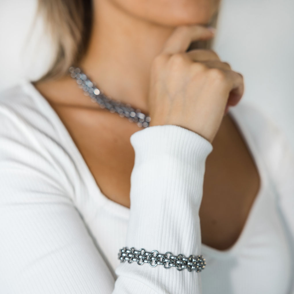 Jackie bracelet steel - 6