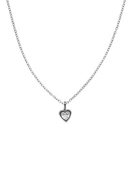 Love crystal necklace steel