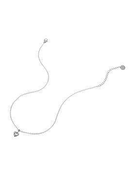 Love crystal necklace steel