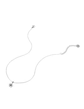 Flower pearl Necklace steel
