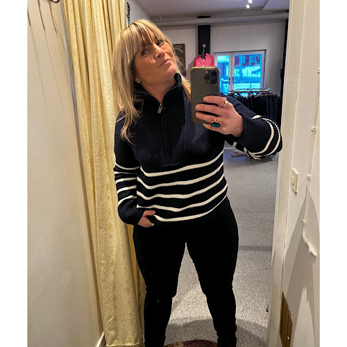 Pulz Palma pullover / marinblå 