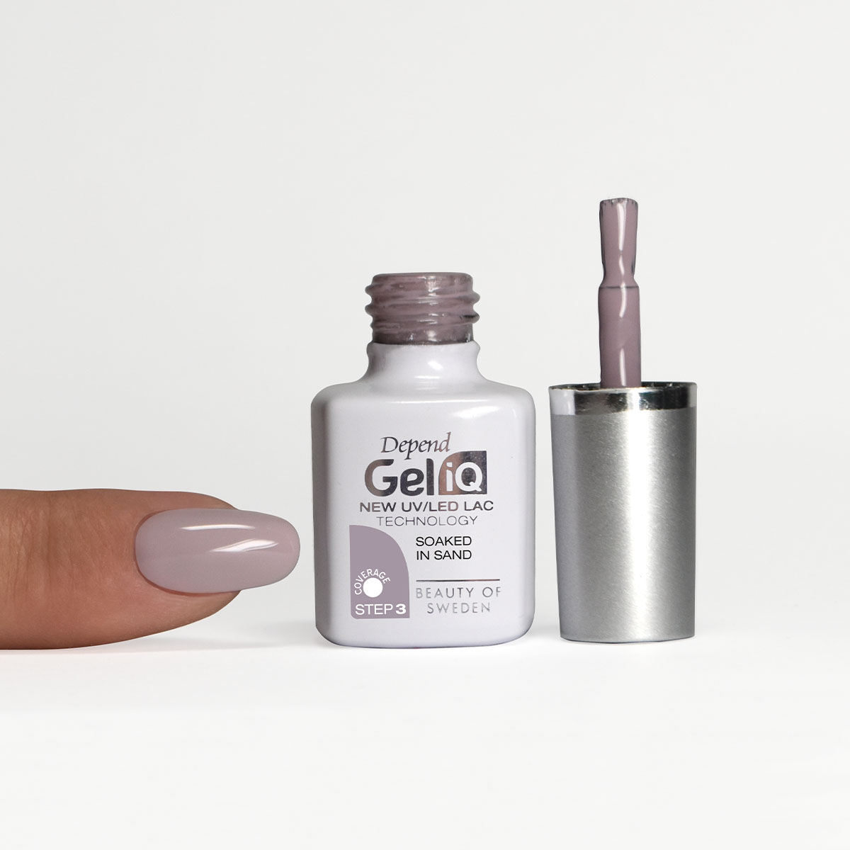 Depend Gel iQ Soaked In Sand