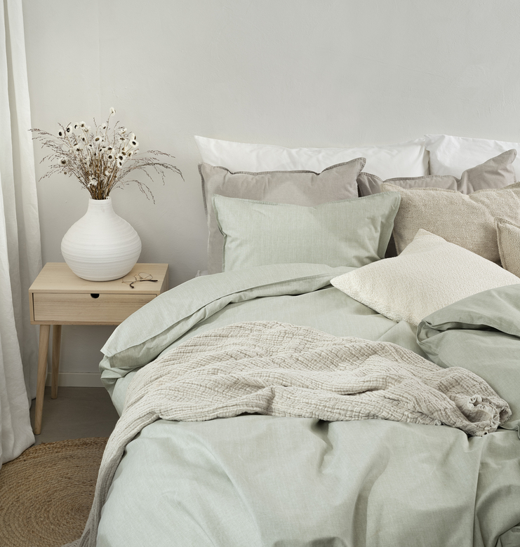 2-Dels Set Chambray Grön - 2