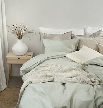 2-Dels Set Chambray Grön