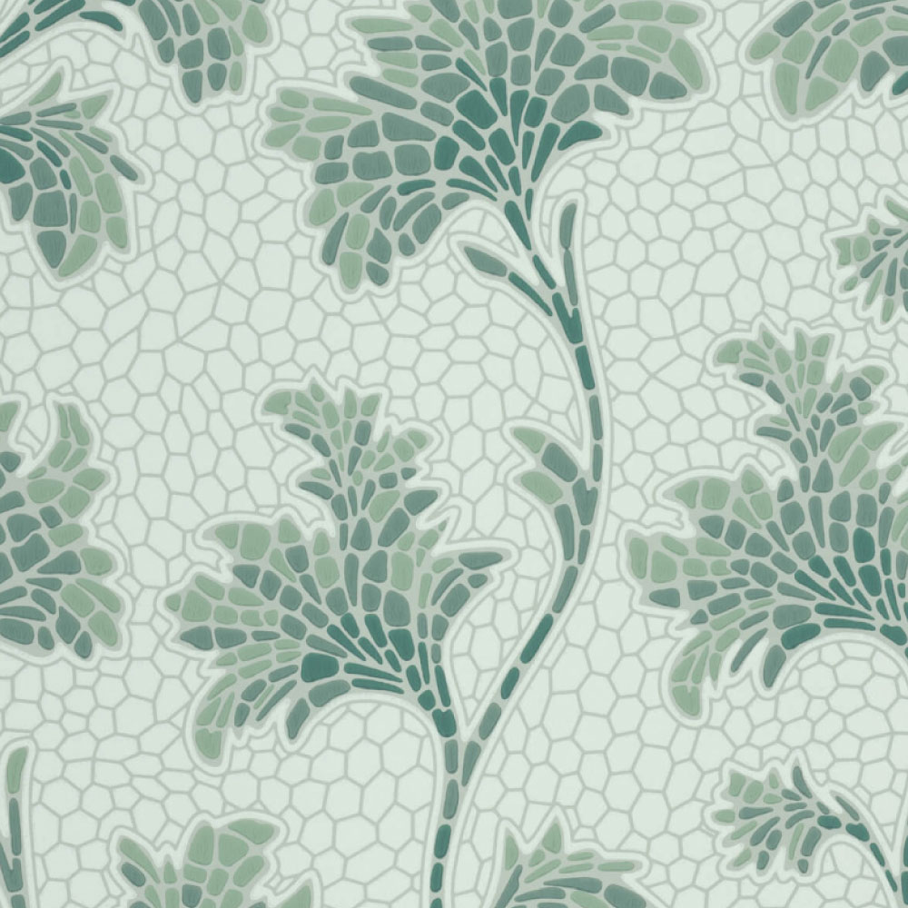TAPET MOSAIC TRAIL, Aquamarine