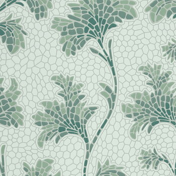 TAPET MOSAIC TRAIL, Aquamarine