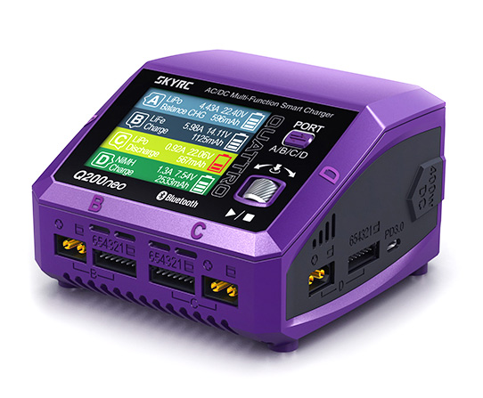 SkyRC Q200neo Quad Charger 240VAC/12VDC