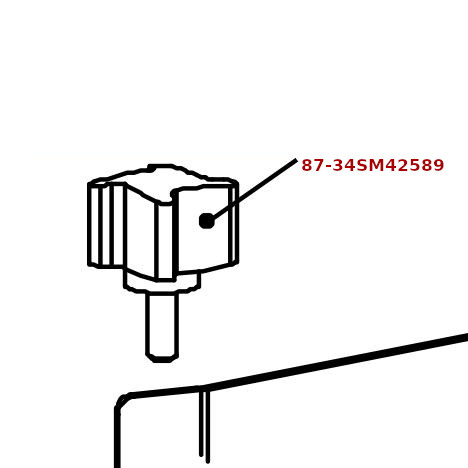 Stop knob saw support Mainca BM