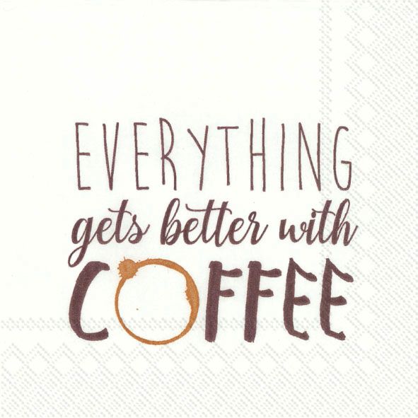 Better With Coffee Brown Kaffe