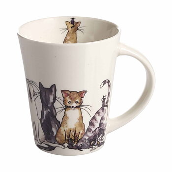 Mugg kattmotiv