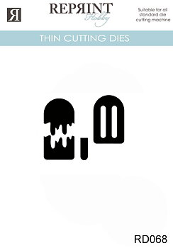 Dies - Reprint - Glassar  2 st  -  45 x 45
