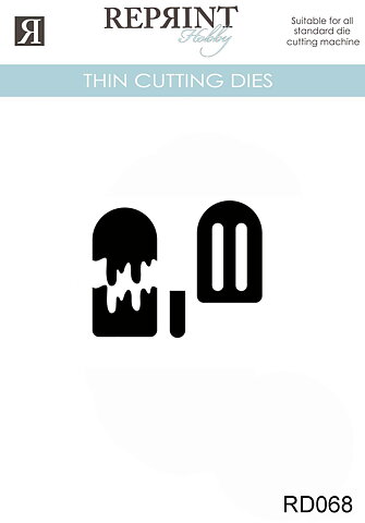 Dies - Reprint - Glassar  2 st  -  45 x 45