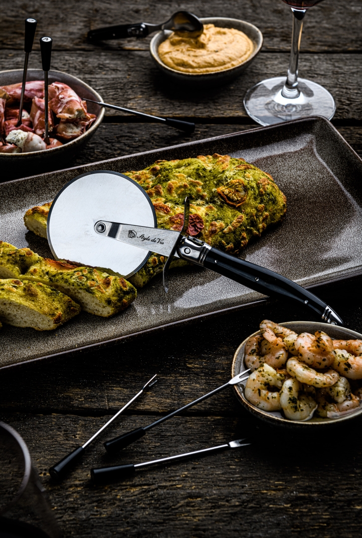 Laguiole Pizzaskärare Svart - 4