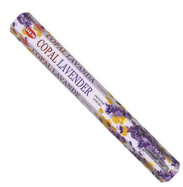 Copal Lavendel Rökelse -  Hem (Hexagram)