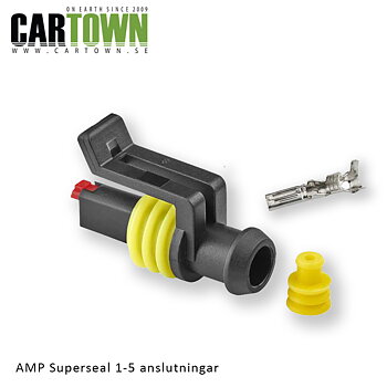 10 Stück AMP Superseal Blindstecker – 2-polig, T Produktbild-Vorschau 3