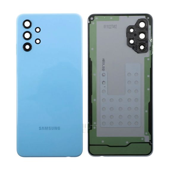 Samsung A32 5G Baksida med tejp  - Blå