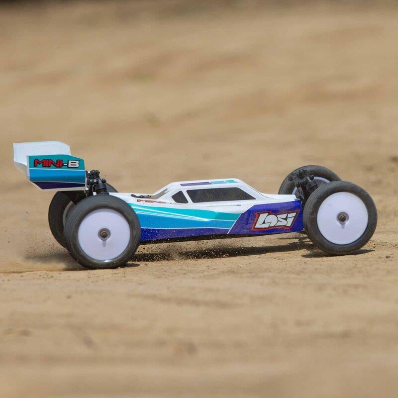 LOSI 1/16 Mini-B 2WD Buggy Brushless RTR, Blue - 6
