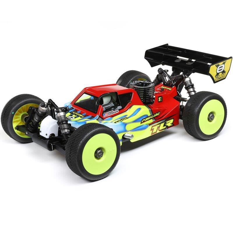 TLR 1/8 8IGHT-X/E 2.0 Combo 4X4 Nitro/Electric Race Buggy Kit - 2