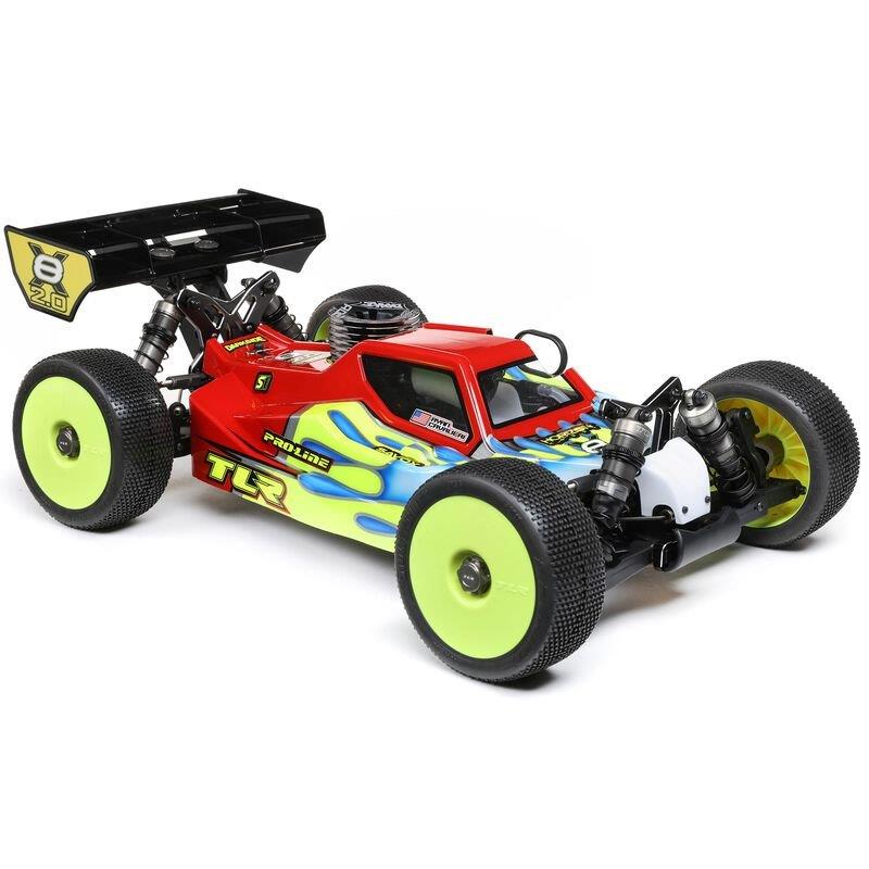 TLR 1/8 8IGHT-X/E 2.0 Combo 4X4 Nitro/Electric Race Buggy Kit - 5