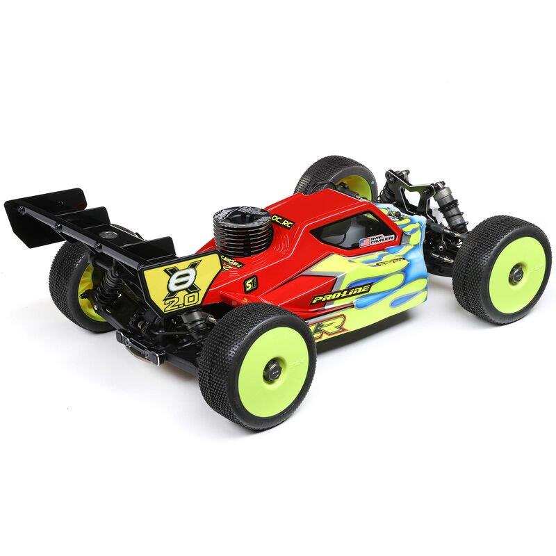 TLR 1/8 8IGHT-X/E 2.0 Combo 4X4 Nitro/Electric Race Buggy Kit - 9