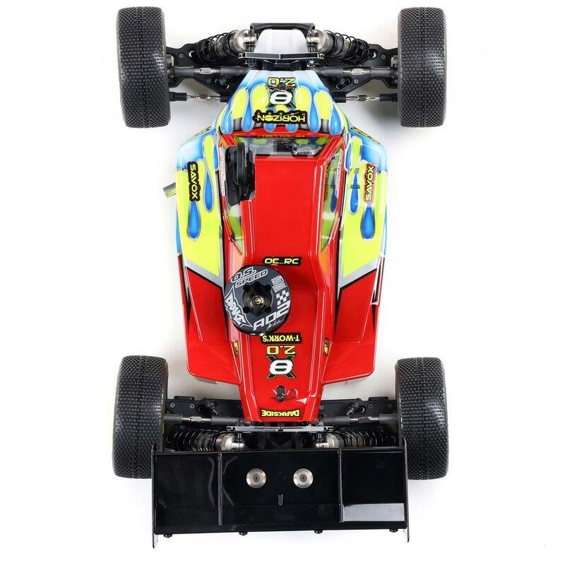 TLR 1/8 8IGHT-X/E 2.0 Combo 4X4 Nitro/Electric Race Buggy Kit - 6