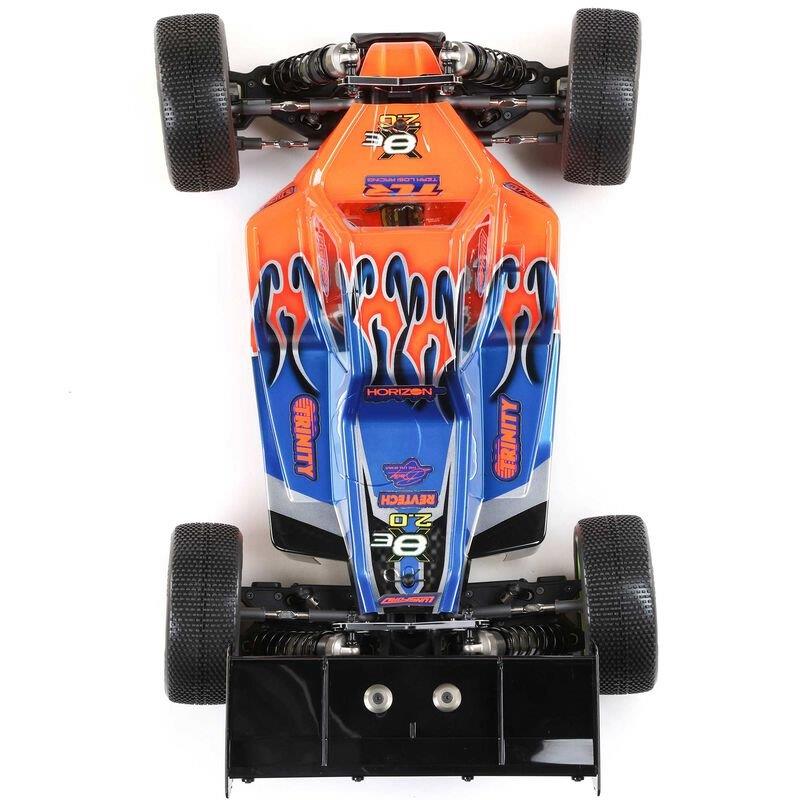 TLR 1/8 8IGHT-X/E 2.0 Combo 4X4 Nitro/Electric Race Buggy Kit - 7