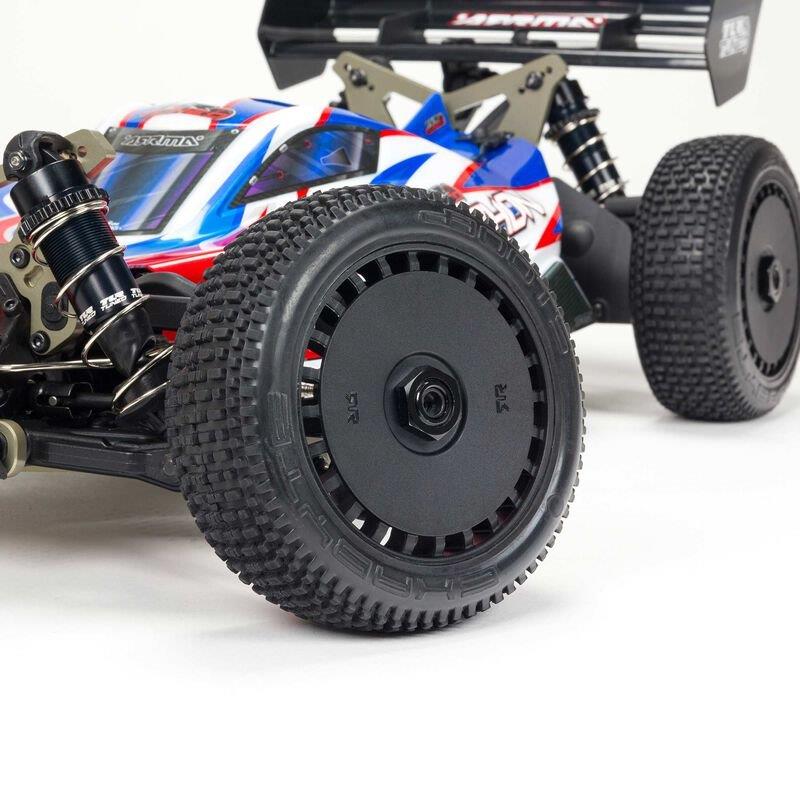 ARRMA 1/8 TLR Tuned TYPHON 6S 4X4 BLX Buggy RTR, Red/Blue - 18