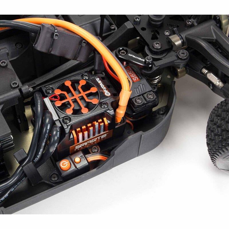 ARRMA 1/8 TLR Tuned TYPHON 6S 4X4 BLX Buggy RTR, Red/Blue - 21