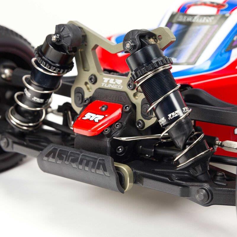 ARRMA 1/8 TLR Tuned TYPHON 6S 4X4 BLX Buggy RTR, Red/Blue - 23