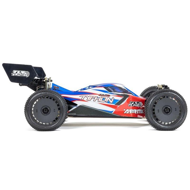 ARRMA 1/8 TLR Tuned TYPHON 6S 4X4 BLX Buggy RTR, Red/Blue - 8
