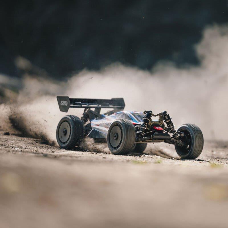ARRMA 1/8 TLR Tuned TYPHON 6S 4X4 BLX Buggy RTR, Red/Blue - 3