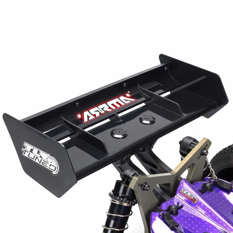 ARRMA 1/8 TLR Tuned TYPHON 4X4 Roller Buggy, Pink/Purple - 15