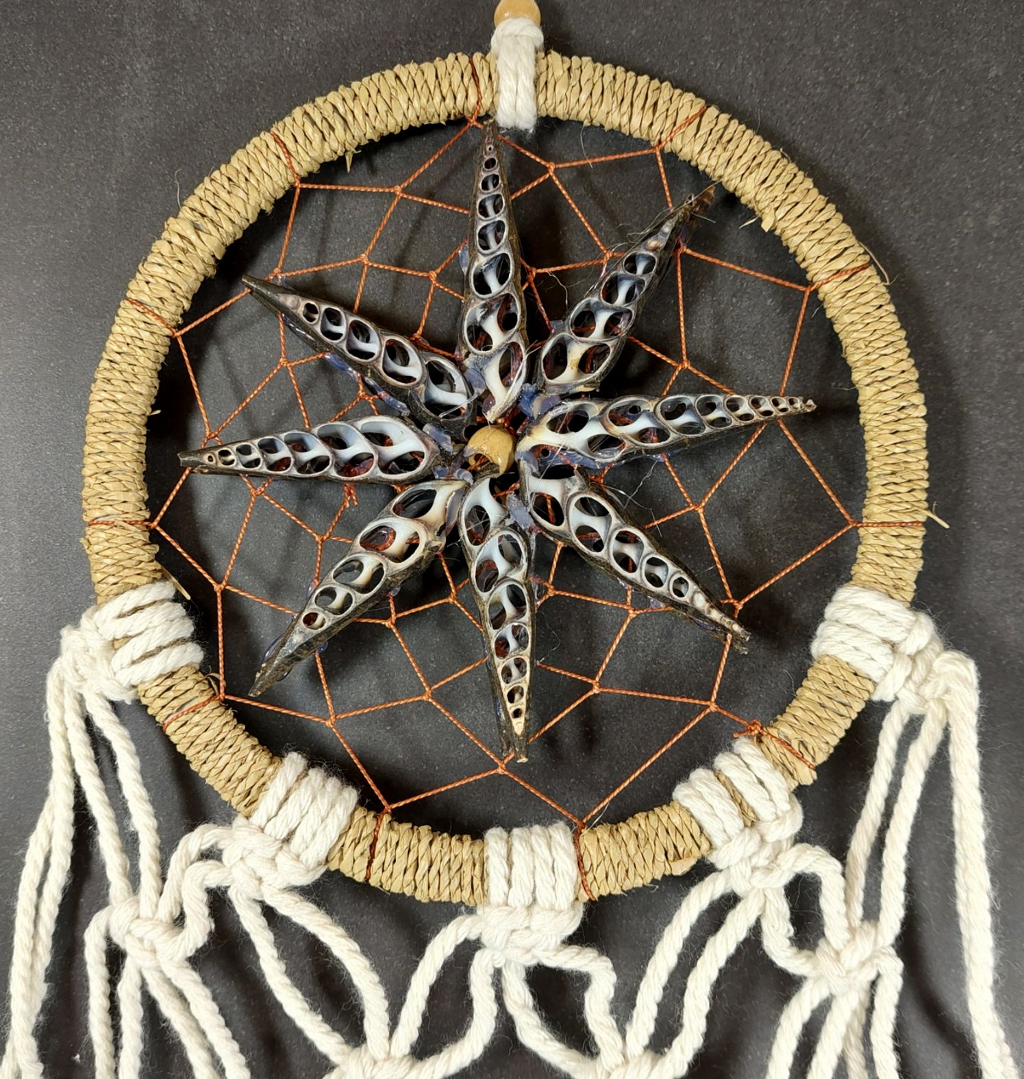 Drömfångare - Makramé och Snäckor - 2
