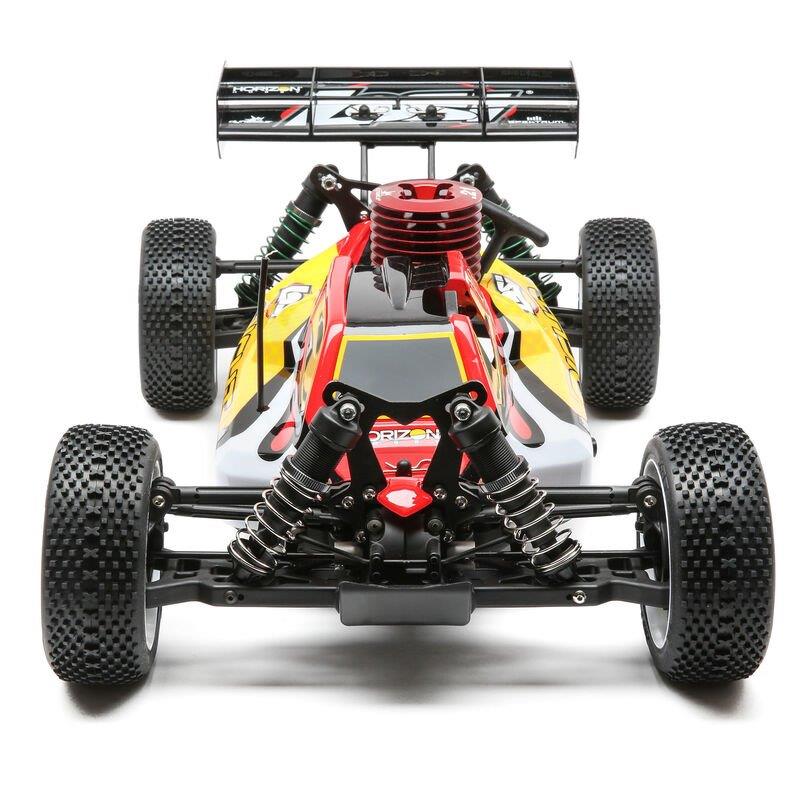 LOSI 1/8 8IGHT 4X4 Nitro Buggy RTR, Red/Yellow - 4