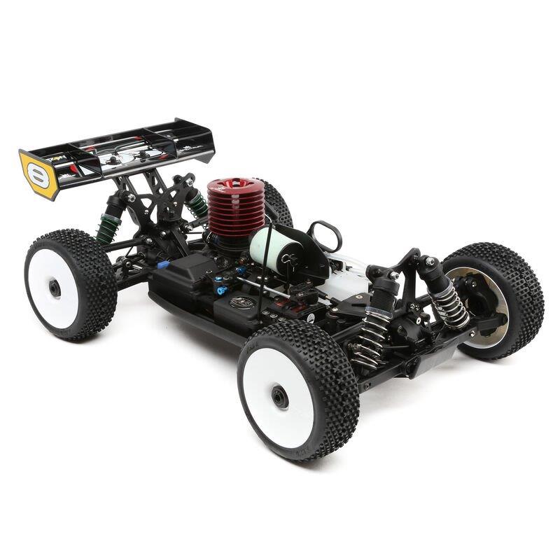 LOSI 1/8 8IGHT 4X4 Nitro Buggy RTR, Red/Yellow - 18