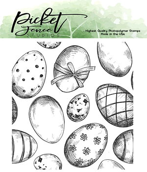 Vintage Easter Hodgepodge, Clear Stamps,  Picked Fence Studios
