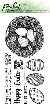 Eggs-tra Special Easter, 10st, Clear Stamps,  Picked Fence Studios