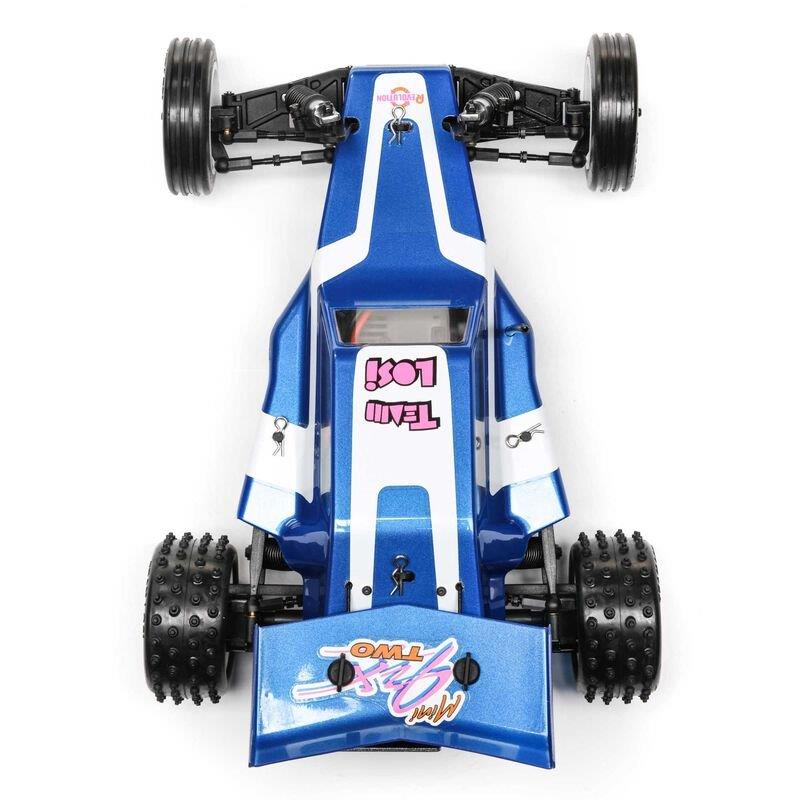 LOSI 1/16 Mini JRX2 Brushed 2WD Buggy RTR, Blue - 10