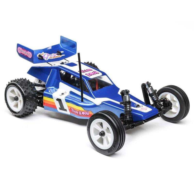 LOSI 1/16 Mini JRX2 Brushed 2WD Buggy RTR, Blue - 7