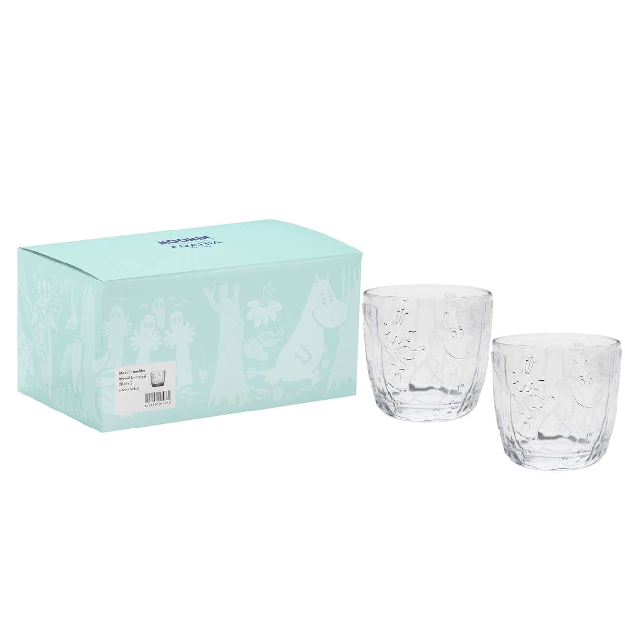 Muminglas 2-Pack - Mystical Forest Klar - 2
