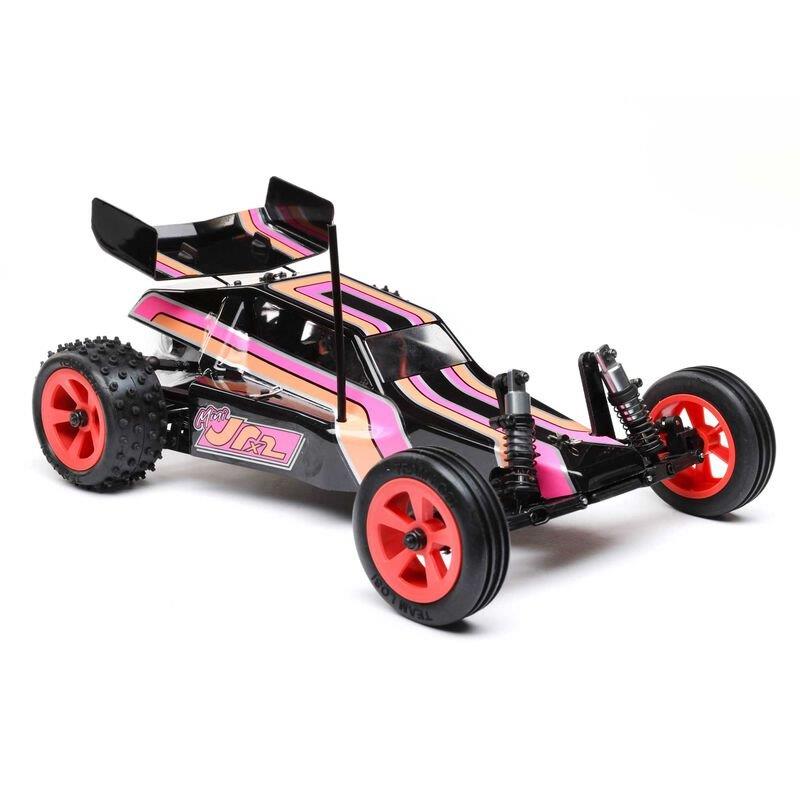 LOSI 1/16 Mini JRX2 Brushed 2WD Buggy RTR, Black - 8