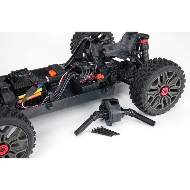 ARRMA 1/8 TYPHON 4X4 V3 3S BLX Brushless Buggy RTR, Red - 7