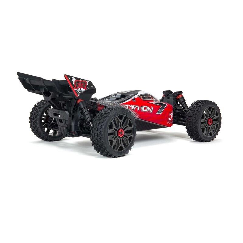 ARRMA 1/8 TYPHON 4X4 V3 3S BLX Brushless Buggy RTR, Red - 3