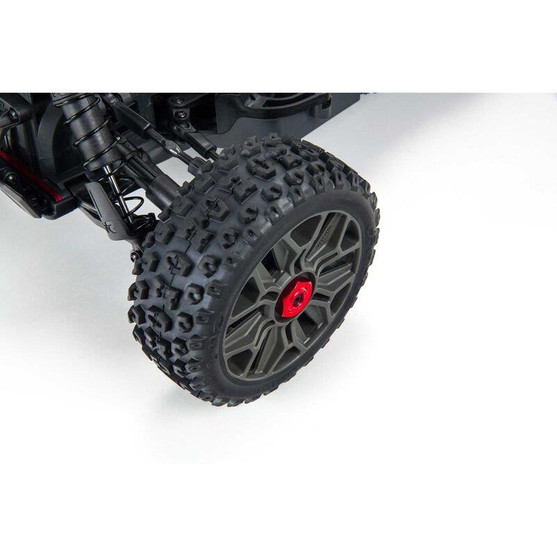 ARRMA 1/8 TYPHON 4X4 V3 3S BLX Brushless Buggy RTR, Red - 11