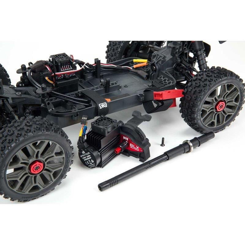 ARRMA 1/8 TYPHON 4X4 V3 3S BLX Brushless Buggy RTR, Red - 9