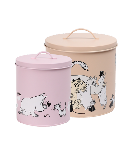 Moomin tin jar set