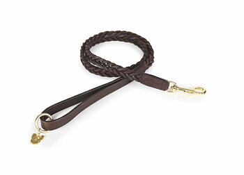 DIGBY & FOX BRAIDED LEATHER 110CM