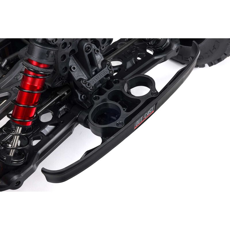 ARRMA 1/5 OUTCAST 4X4 8S BLX EXB Brushless Stunt Truck RTR, Black - 24