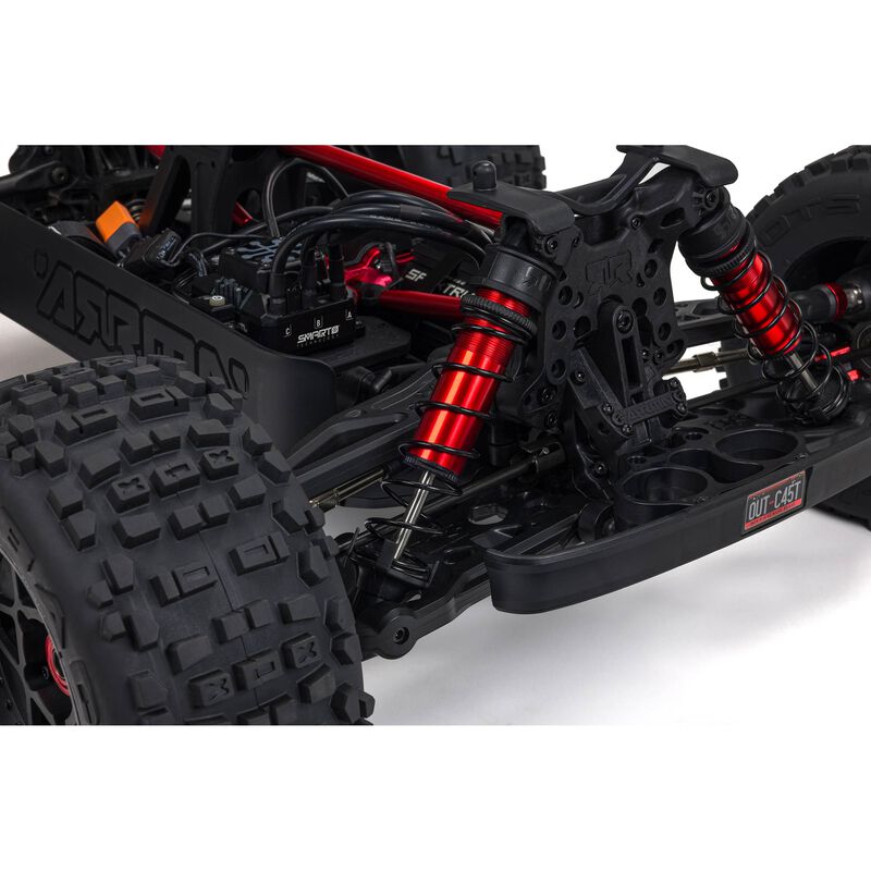 ARRMA 1/5 OUTCAST 4X4 8S BLX EXB Brushless Stunt Truck RTR, Black - 21
